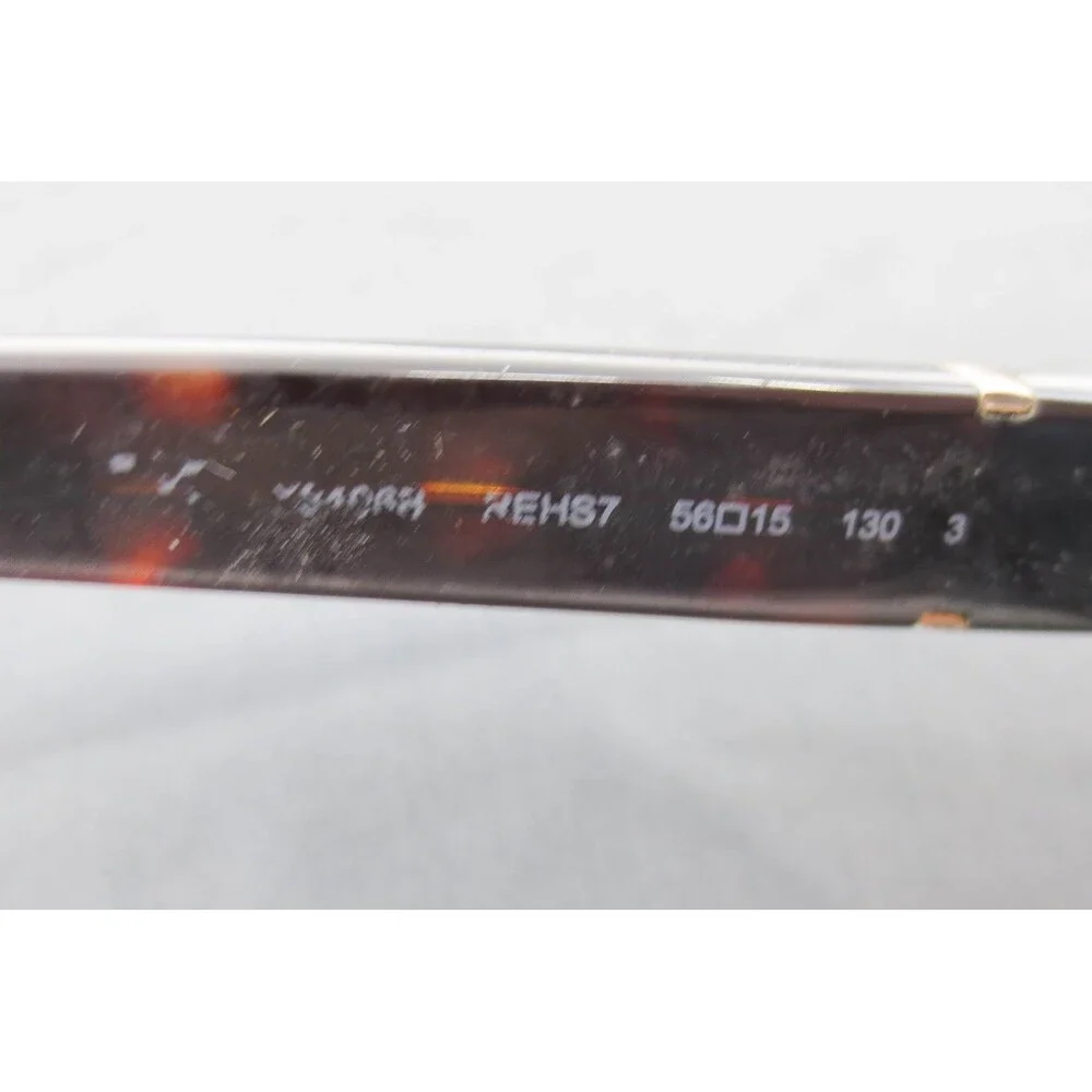 Polaroid V8408H REH87 Tortoise Oval Eyeglass Frames 56-15-130 Dark Brown Gold